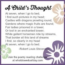 poetry reading challenge for kids week 1