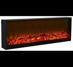 100v 240v Electric Fireplace With Led
