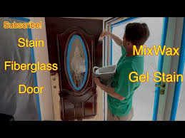Stain Therma Tru Fiberglass Door With