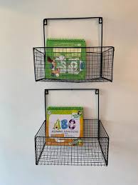 Metal Hanging Storage Basket Wire