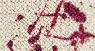 how to remove blood from a carpet