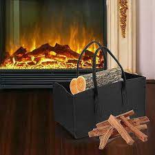 Felt Basket Fireplace Wood Bag