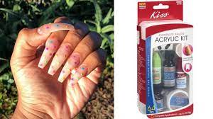 complete salon acrylic nail kit for