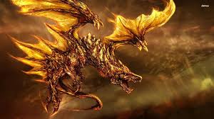 cool fire dragon background hd