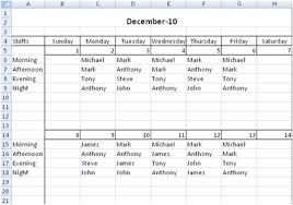 This is a weekly 8 hour shift schedule template for you who roll your employees to work in three shifts where every shift is 8 hours long. Free Employee Shift Scheduling Spreadsheet