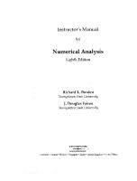 numerical ysis 7th edition