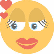 adorable emoji emoticon in love