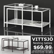 Ikea Vittsjo Nesting Tables Table