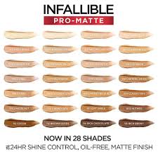 l oreal infallible foundation matte