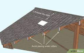 Sistem ventilasi atap ruang juga dapat digunakan untuk mengurangi ketergantungan dan meningkatkan efisiensi pada unit ac, sehingga menghemat energi. Cara Memasang Ventilasi Atap 12 Langkah Dengan Gambar Wikihow