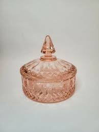 Indiana Pink Depression Glass Candy