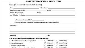 Free 27 Teacher Evaluation Form Examples Pdf