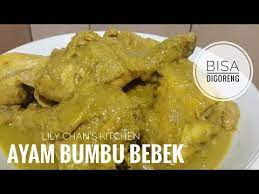 Because it is always served warm with a tender texture, it is considered an indonesian comfort food. Ayam Bumbu Bebek Ala Lc Youtube