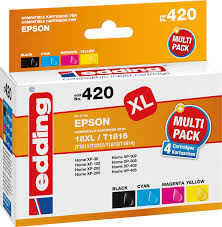 Edding Edd 420 Ink Epson Multipack T18xl Refill