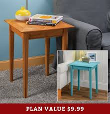 Diy Side End Table Plan Build With