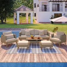 Wicker Outdoor Sectional Set