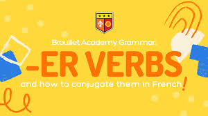 er verbs conjugation in french ba