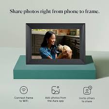 aura carver wifi digital picture frame