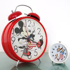 Mickey Mouse Alarm Mantel Wall Clock