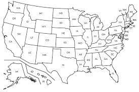 Usa Blank Map Blank America Map