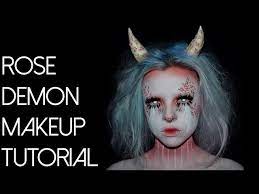 rose demon makeup tutorial colour