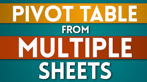 multiple sheets in excel