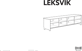 ikea leksvik storage tv bench 75x18