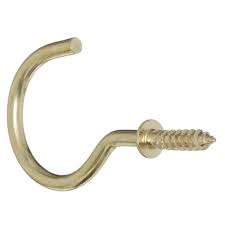 br plated cup hook