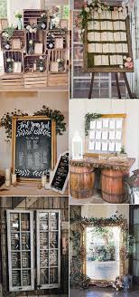 Rustic Seating Chart Ideas For Vintage Weddings