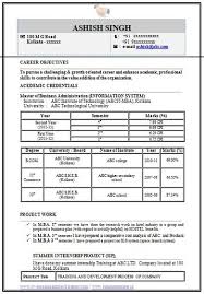 Related Post of New resume format for freshers       