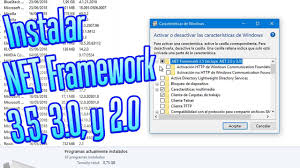 cómo instalar net framework 3 5 3 0 y