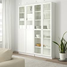 Oxberg Bookcase With Panel Glass Doors