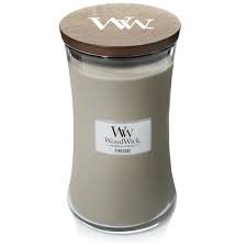 For those unfamiliar, wood wicks have become a natural alternative to traditional candle wicks and emit a slight crackling campfire sound when lit. Woodwick Large Hourglass Candle Fireside Walmart Com Walmart Com