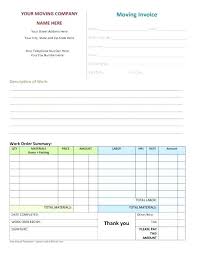 Bill Of Labor Template Contract Employee Invoice Format Job Free