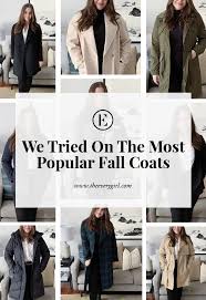 We Tried On The Most Popular Fall Coats At Nordstrom These 7