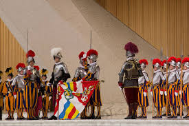 However, most people associate them with their red, yellow and blue stripped ensemble. Why The Vatican Is Guarded By Swiss Guards