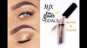 nyx glitter goals liquid eyeshadow