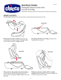 User Manual Chicco Car Seat Travel Bag