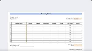 employee attendance sheet templates