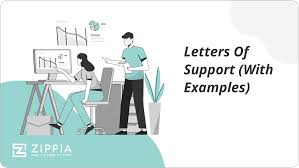 how to write a letter of support with