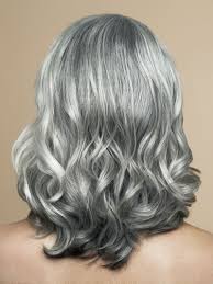 You can do the same by slightly curling your ends under with a hair straightener and tucking one. Yes It S Possible How To Go Gray Without Looking Older