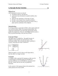 Linear Functions Mathlearner