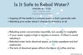 Is It Safe To Reboil Water