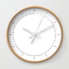 Only Hours Big Wall Clock By Lllg
