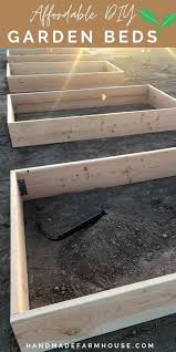 Affordable Diy Garden Beds Handmade