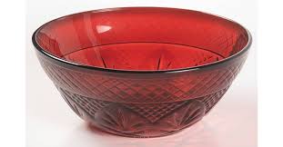 Antique Ruby Individual Salad Bowl By