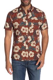 Civil Society Logan Floral Woven Regular Fit Shirt Nordstrom Rack