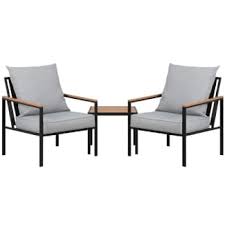 outdoor furniture 3pcs lounge setting