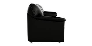 rio leatherette 3 seater sofa in