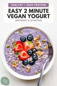 vegan yogurt high protein